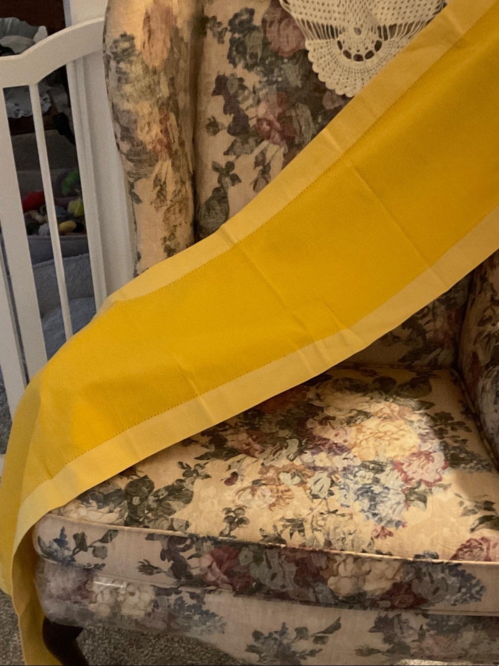 LONG MUSTARD YELLOW LINEN TABLE RUNNER